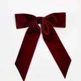 Soft hair clip with a bow