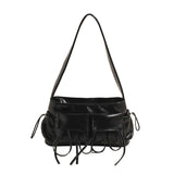 Lakovaná hladká crossbody kabelka