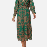 Oľga | Boho maxi obleka s dlhými rukávmi