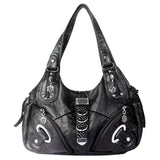 Klasická hladká crossbody kabelka