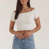 Jolana | Basic top s krátkym rukávom
